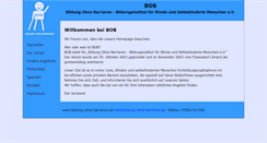 Desktop Screenshot of bildung-ohne-barrieren.de
